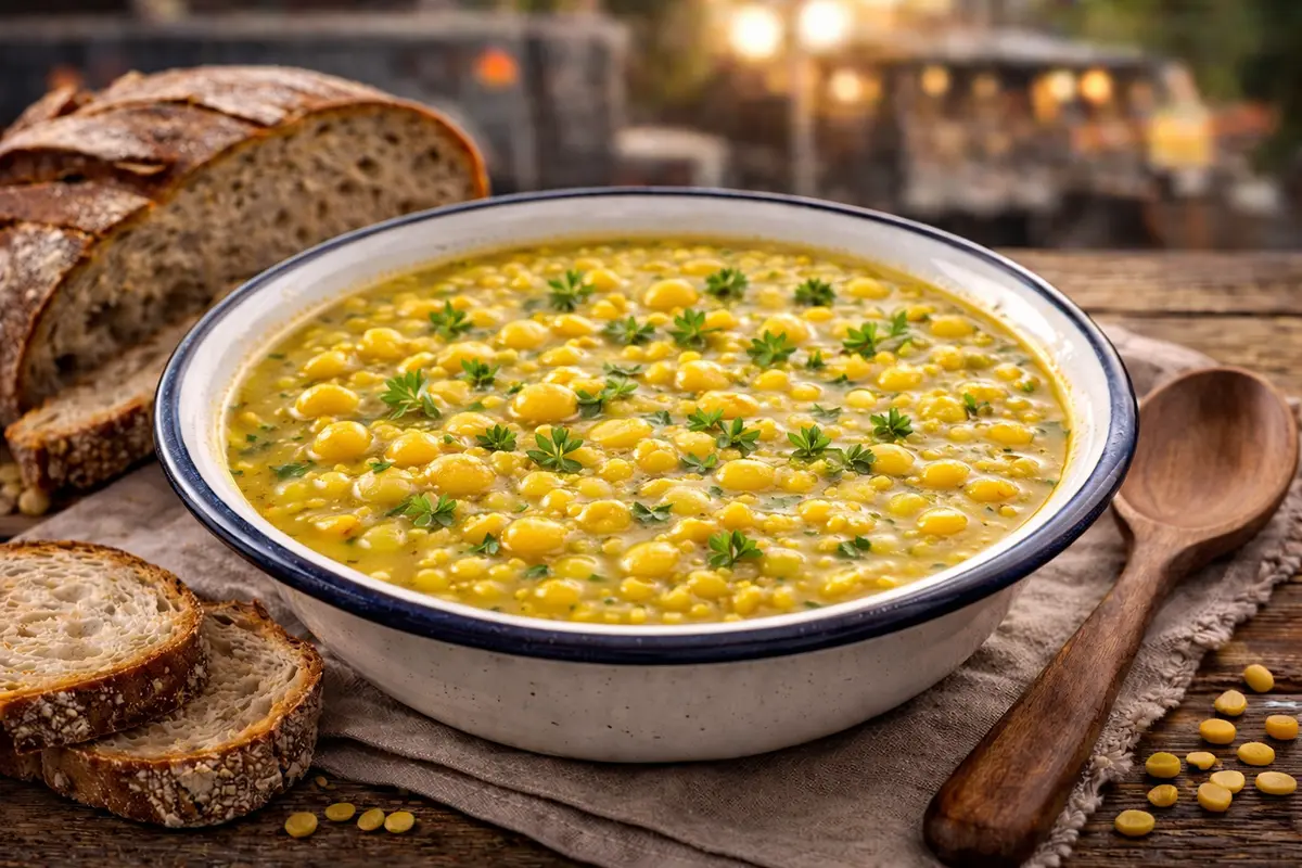 Erbsensuppe / Erbseneintopf